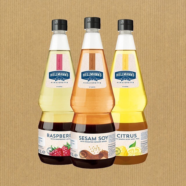 Spar tid og vinn mer smak med vinaigretter fra HELLMANN’S 