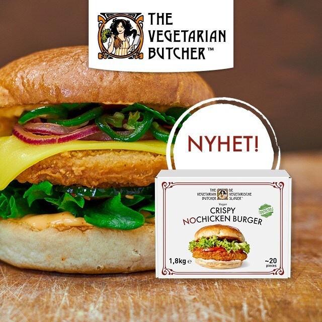 Nyhet! Crispy NoChicken Burger er her!